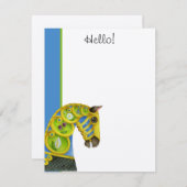 Neptun Hallo! Flache Mitteilungskarten (Vorne/Hinten)