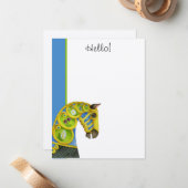 Neptun Hallo! Flache Mitteilungskarten (Vorderseite/Rückseite Beispiel)