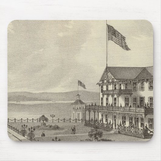 Neptun House, Ocean Beach, NJ Mousepad (Vorne)