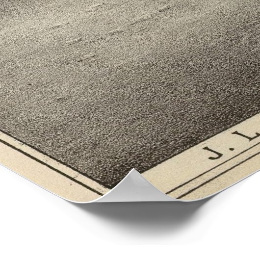 Neptun House, Ocean Beach, NJ Poster (Ecke)