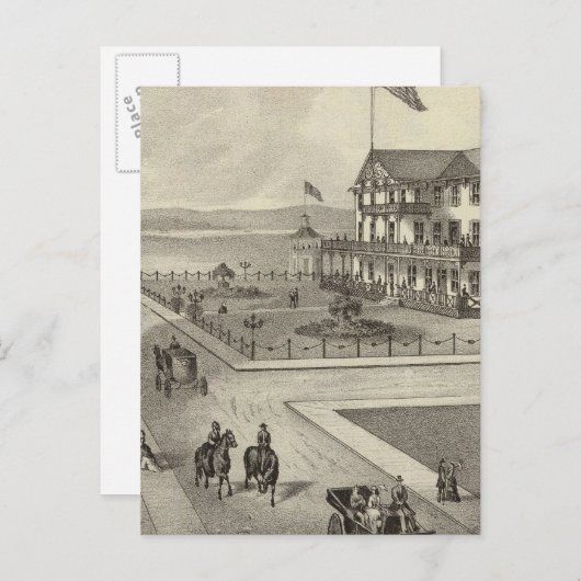 Neptun House, Ocean Beach, NJ Postkarte (Vorne/Hinten)