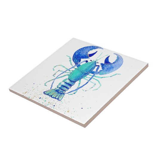 Neptun Hummer Fliese (Seite)