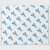 Neptun Hummer Geschenkpapier (Flach)