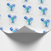 Neptun Hummer Geschenkpapier (Ecke)