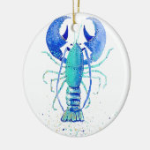 Neptun Hummer Keramikornament (Links)