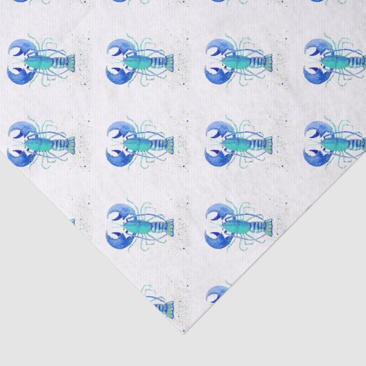 Neptun Hummer Seidenpapier (Ausschnitt)