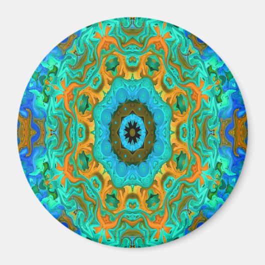 Neptun ist Mandala.... Magnet (Vorne)