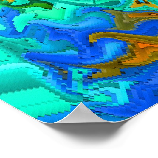 Neptun ist Mandala.... Poster (Ecke)