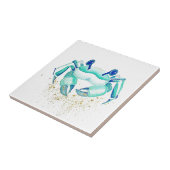 Neptun Krabbe Fliese (Seite)