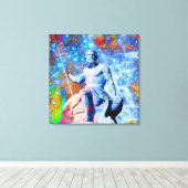 Neptun Leinwanddruck (Insitu (Holzboden))