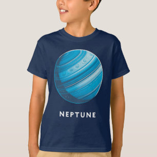 Neptun/Neptun - T - Shirt des klassischen Planeten
