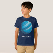 Neptun/Neptun - T - Shirt des klassischen Planeten (Vorne ganz)