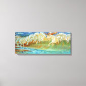 Neptun-Pferde Leinwanddruck (Vorderseite)