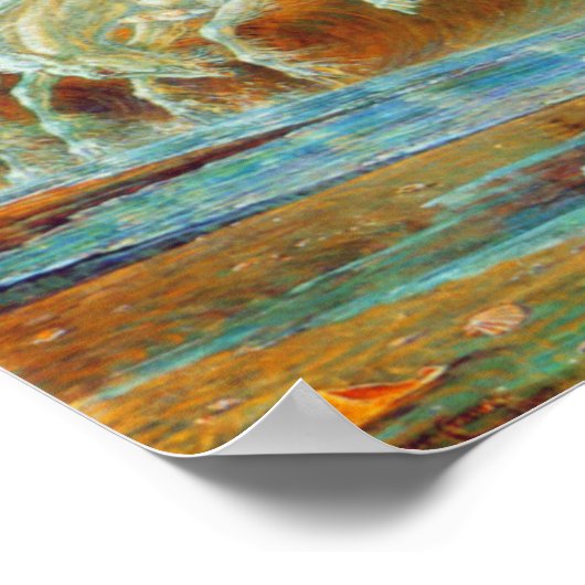 Neptun-Pferde Poster (Ecke)