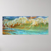 Neptun-Pferde Poster (Vorne)