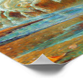 Neptun-Pferde Poster (Ecke)