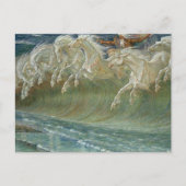 Neptun Pferde Postkarte (Vorderseite)