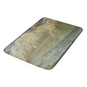 Neptun-Pferde von Walter Crane Badematte (Schrägansicht)