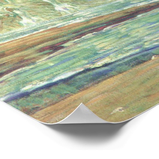 Neptun-Pferde von Walter Crane Poster (Ecke)