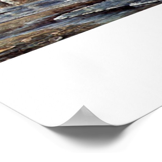 Neptun-Pferde von Walter Crane Poster (Ecke)