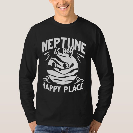 Neptun Planet Ring Sonnensystem T-Shirt (Vorderseite)