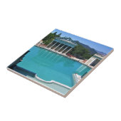 Neptun Pool am Schloss Hearst, San Simeon, CA Fliese (Seite)
