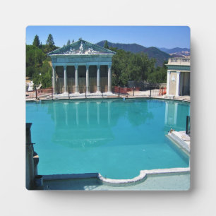 Neptun Pool am Schloss Hearst, San Simeon, CA Fotoplatte
