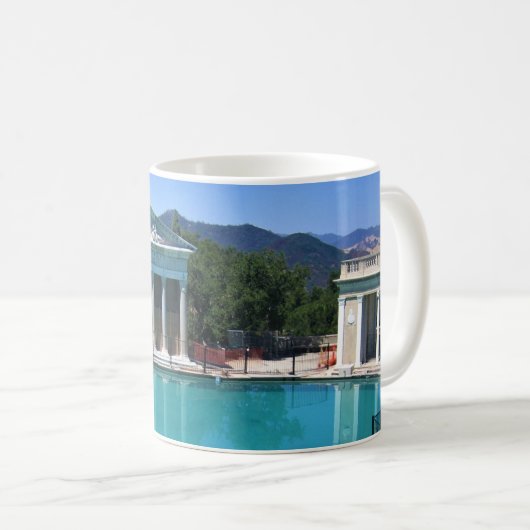 Neptun Pool am Schloss Hearst, San Simeon, CA Kaffeetasse (VorderseiteRechts)