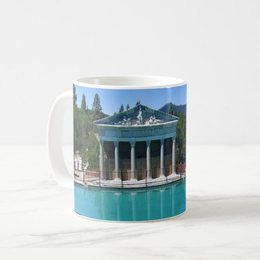 Neptun Pool am Schloss Hearst, San Simeon, CA Kaffeetasse (Vorderseite Links)