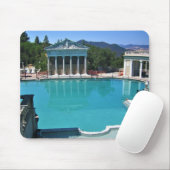 Neptun Pool am Schloss Hearst, San Simeon, CA Mousepad (Mit Mouse)