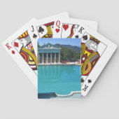 Neptun Pool am Schloss Hearst, San Simeon, CA Spielkarten (Rückseite)