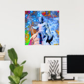 Neptun Poster (Heimbüro)