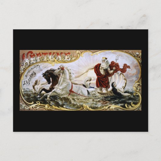 Neptun Postkarte (Vorderseite)