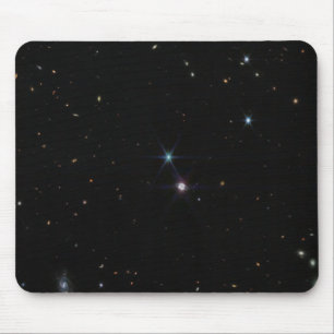 Neptun Ring System Hunderte von Galaxien Webb Mousepad