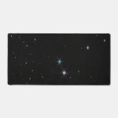 Neptun Ring System Hunderte von Galaxien Webb Schreibtischunterlage (Vorderseite)