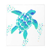 Neptun-Schildkröte Notizblock (Vorderseite)
