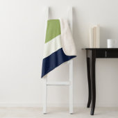 Neptun, Seashell, Grüne und Marine Streifen Sherpadecke (Beispiel)