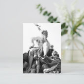 Neptun-Springbrunnen in Berlin, Deutschland Postkarte (Stehend Vorderseite)