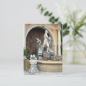 Neptun-Springbrunnen Postkarte (Stehend Vorderseite)