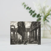 Neptun-Tempel, Paestum - Giovanni Piranesi Postkarte (Stehend Vorderseite)