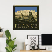 Neptun und der Palast von Versailles Poster (Heimbüro)