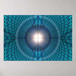 Neptun und Uranus pro Martineau Poster