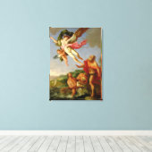 Neptun-Verfolgung von Coronis, 1665-70 (Öl auf Lei Leinwanddruck (Insitu (Holzboden))