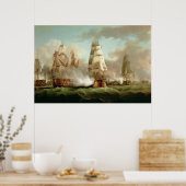 'Neptun' verlobt, Trafalgar, 1805 Poster (Küche)