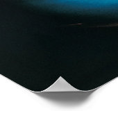 Neptun von Voyager 2 Poster (Ecke)