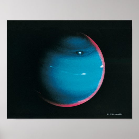 Neptun von Voyager 2 Poster (Vorne)