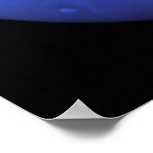 Neptun von Voyager 2 Poster (Ecke)