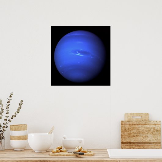 Neptun von Voyager 2 Poster (Küche)