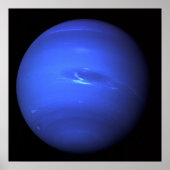 Neptun von Voyager 2 Poster (Vorne)