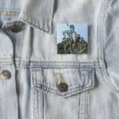 Neptunbrunnen in Berlin Button (Beispiel)